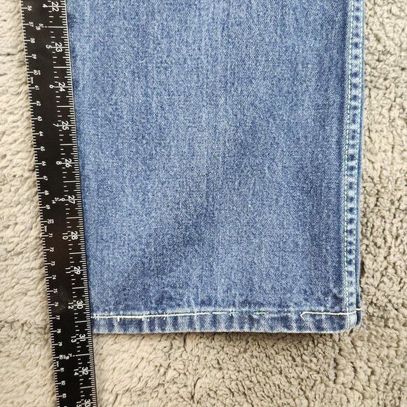 L'Avion Jeans Womens 28x31Blue Vintage Denim Flare Leg 70s Ribcage Jean Western - Picture 6 of 13